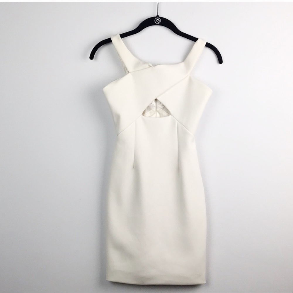 Cushnie Et Ochs Triangle Cutout Scuba Dress - Picture 3 of 7